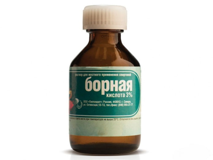 Борная кислота против известкового налета